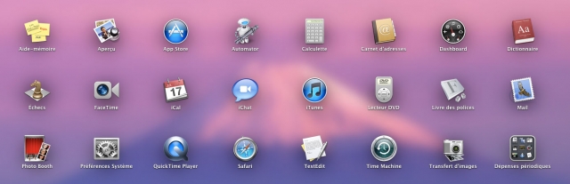 Launchpad Apple Mac OS Lion