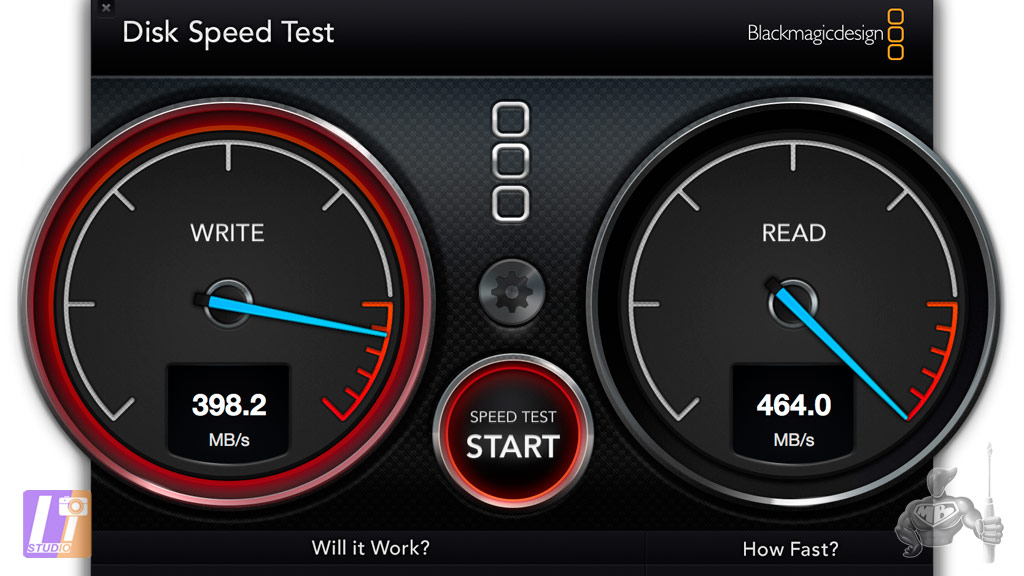 G-DRIVE PRO 4 To Benchs - Speed Disk test 2.2
