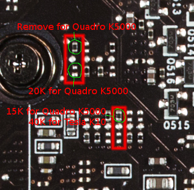 Conversion GeForce en Quadro