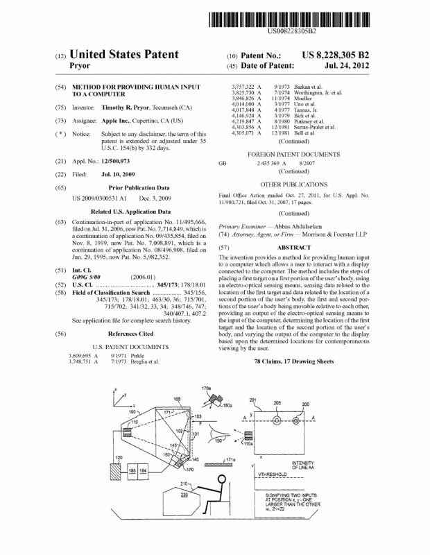 US Patent US8228305B2