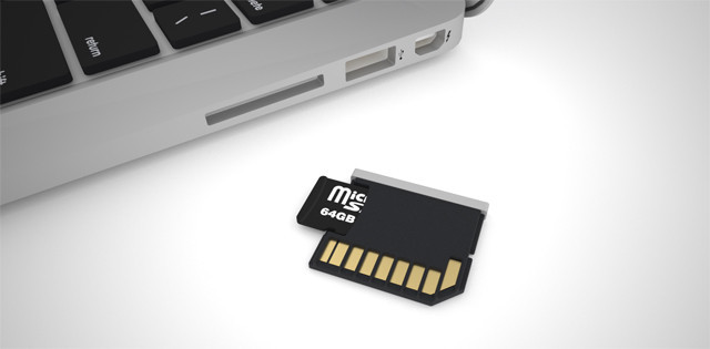 Un adaptateur micro-SD spécial Mac 