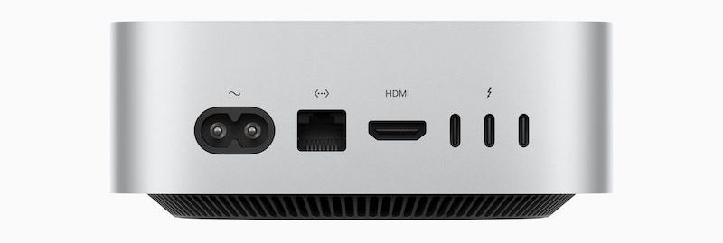 Le Mac mini M4 pourrait avoir des problèmes de ports USB arrières